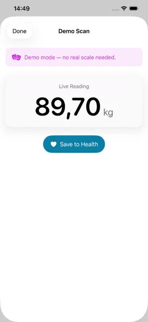 ScaleSynch - Sync Your Weight screenshot 2