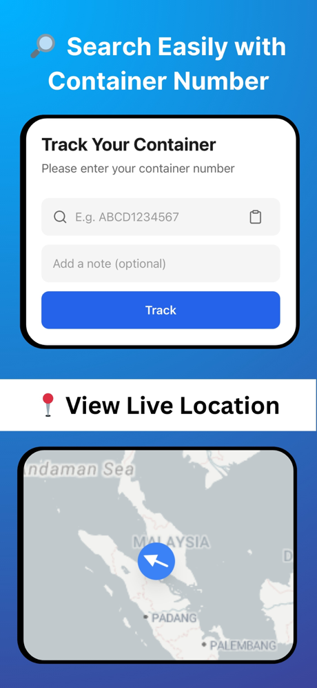 Container Tracking App screenshot 2
