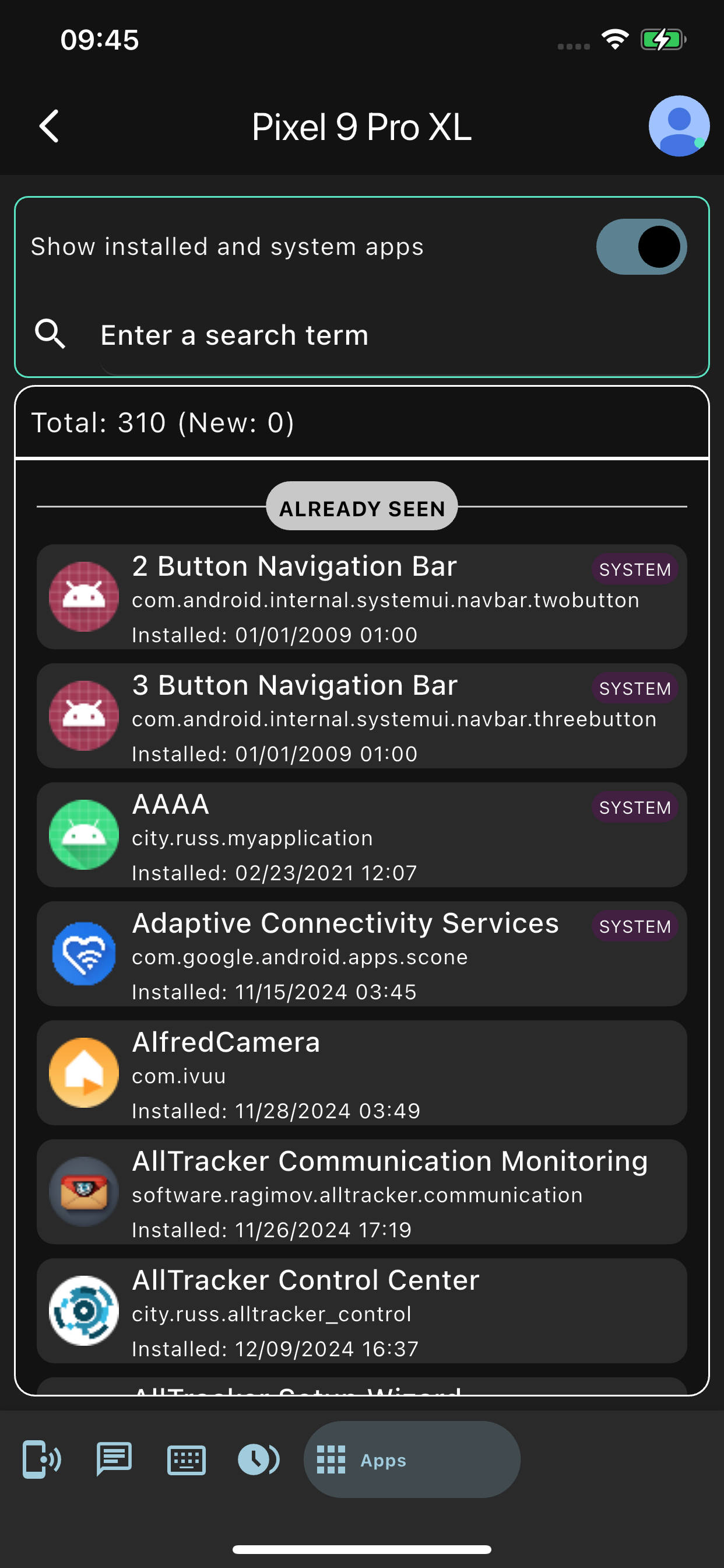 AllTracker Control Center screenshot 7