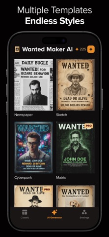 Wanted Poster Maker iPhone screenshot