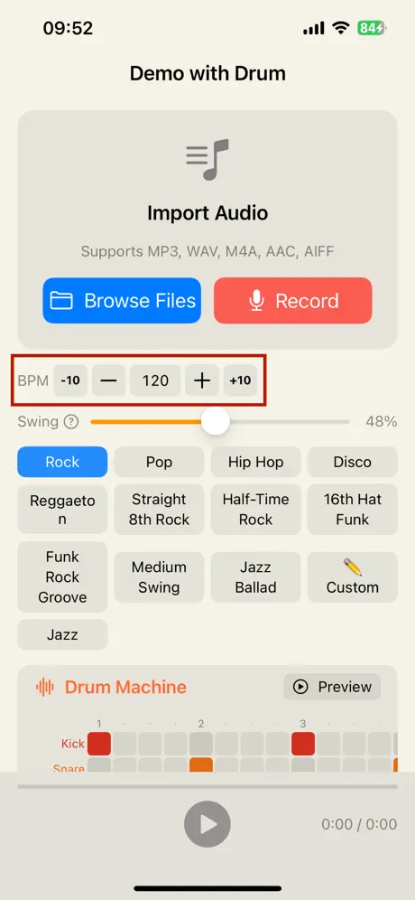 DemoWithDrums screenshot 6