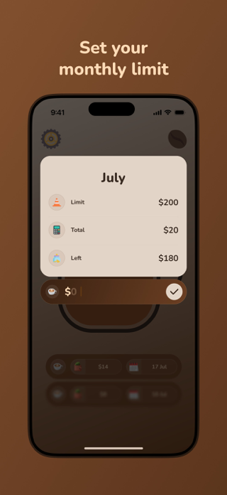 CoffeeCost: Expense Tracker Screenshot 2 of 4