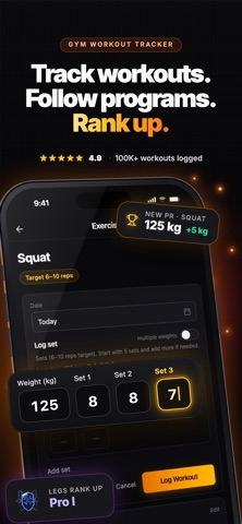 Liftly - Gym Tracker Screenshot 1 of 10