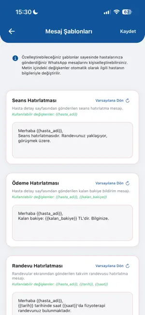 Fizyo Asistan screenshot 3