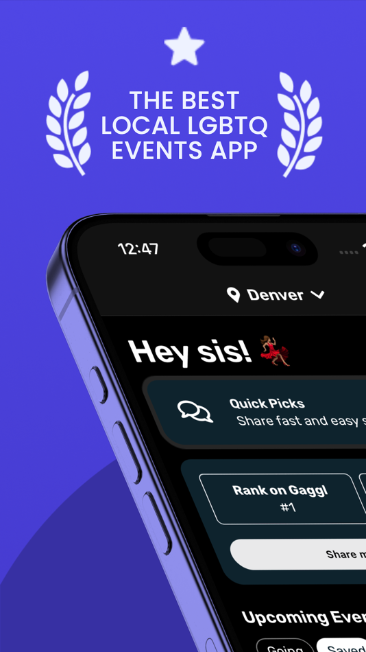 #1. Gaggl: Local LGBTQ Events (iOS) 由: Sean Lewis