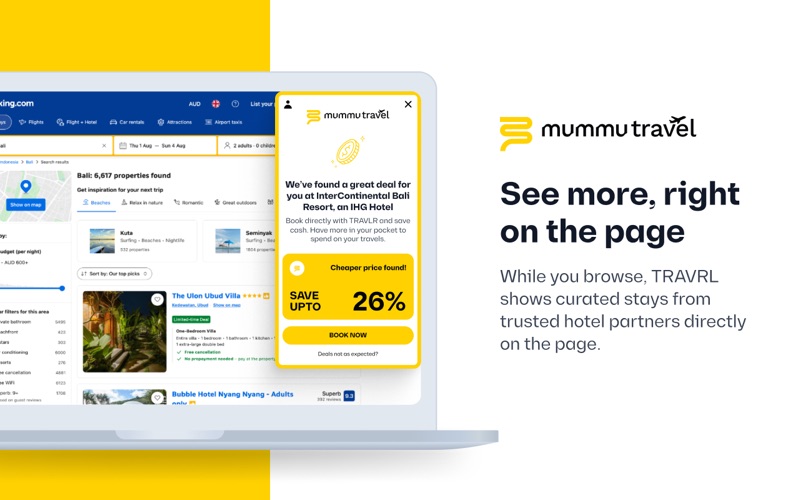 Mummu Travel app screenshot