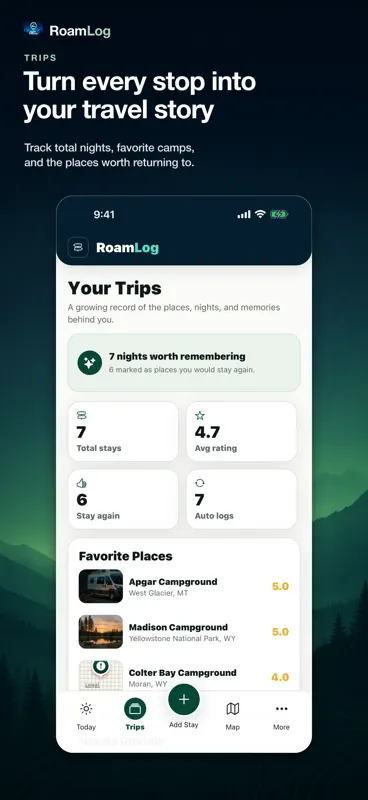 RoamLog - Record Your Nights screenshot 1 of 3