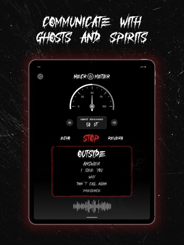 Ghost Detector EMF Necrometer iPad screenshot