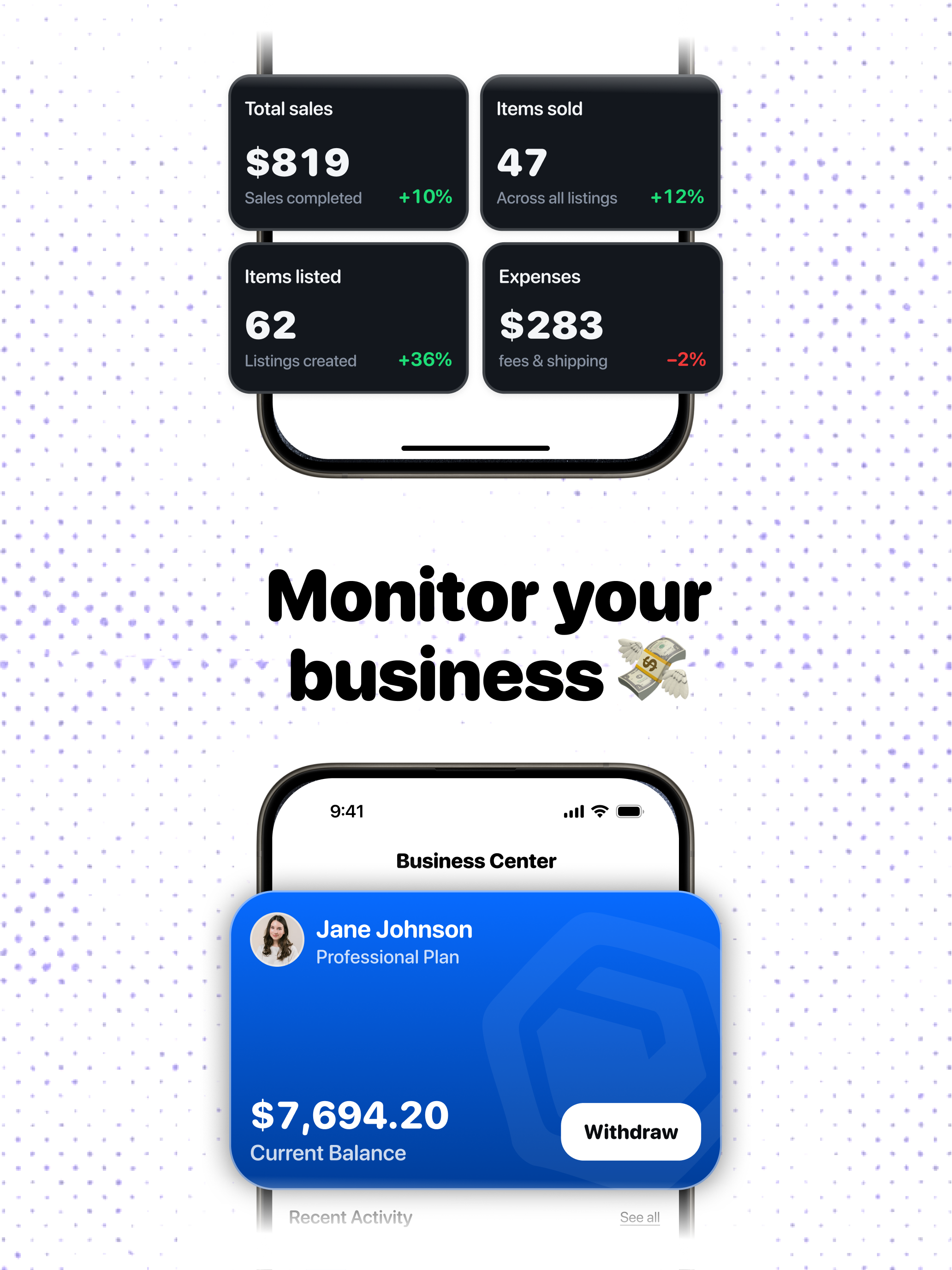 SellRaze: List, sell, earn
