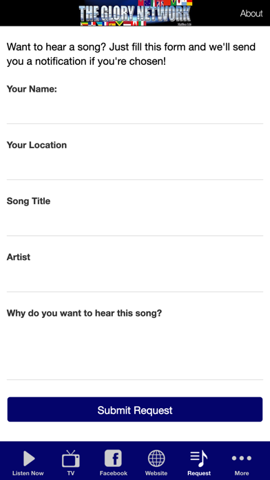 The Glory Network iPhone screenshot 4 - Music app