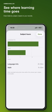 HomeschoolLog: School Records iPhone screenshot