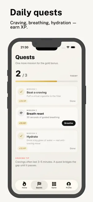 Quit Smoking - Quitly screenshot 4