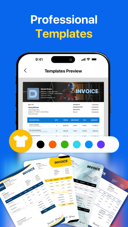 #2. Invoice maker, invoice simple (iOS) 由: 英 黄