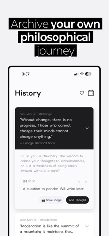 Philo: Chat with Philosophers iPhone screenshot