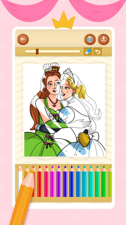 Fairy Princess Coloring Book screenshot-3