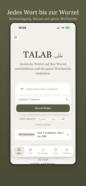 TALAB – Arabisch-Deutsch screenshot 1