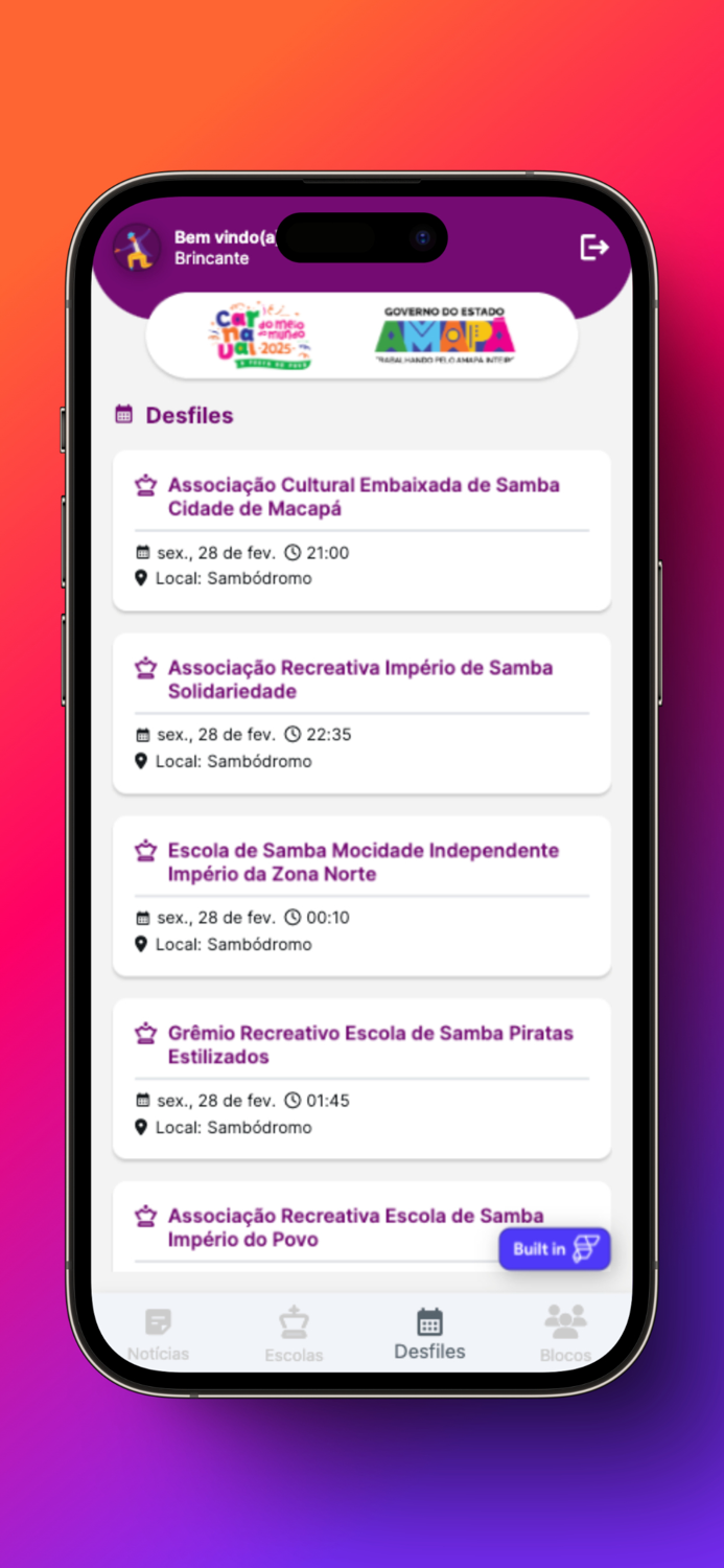 Carnaval no Meio do Mundo