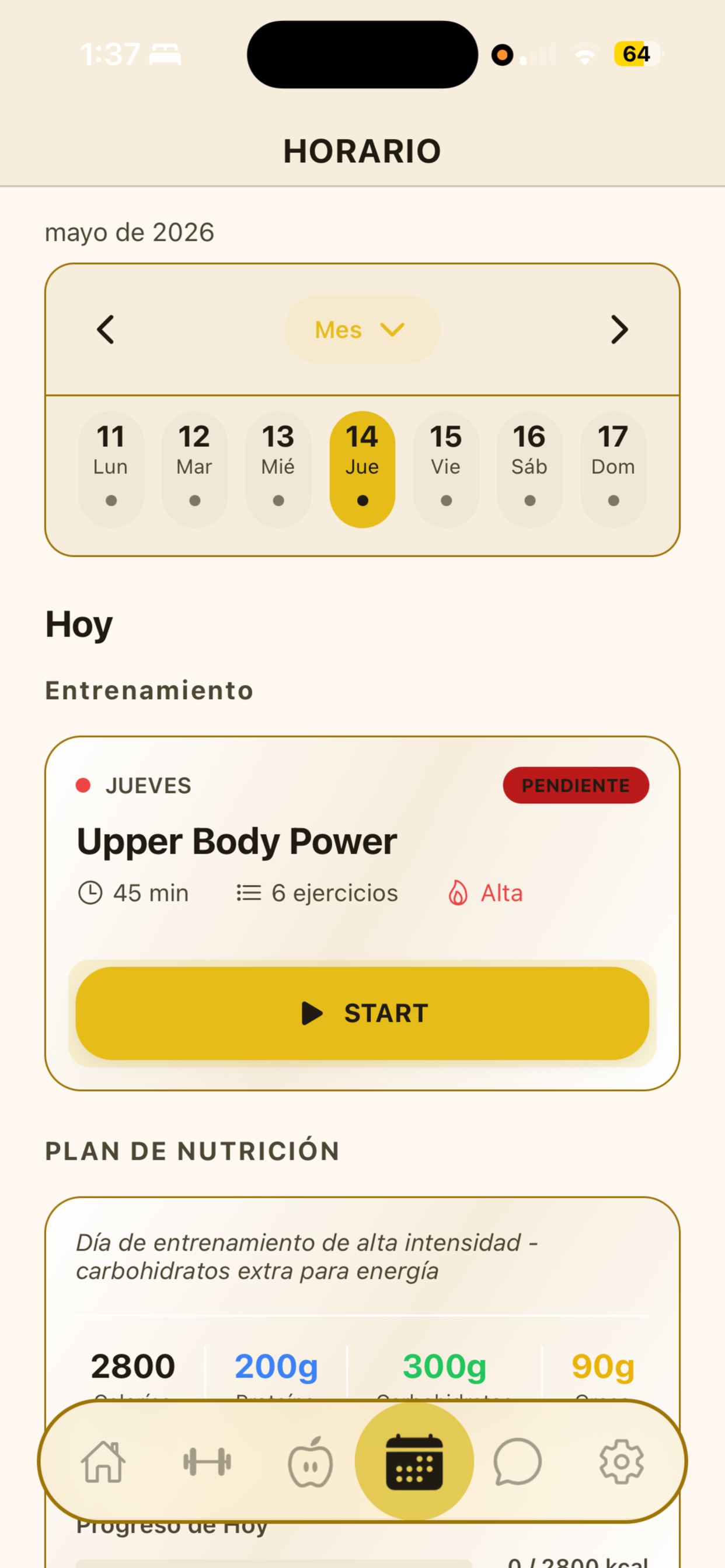 Elite Training Fitness App