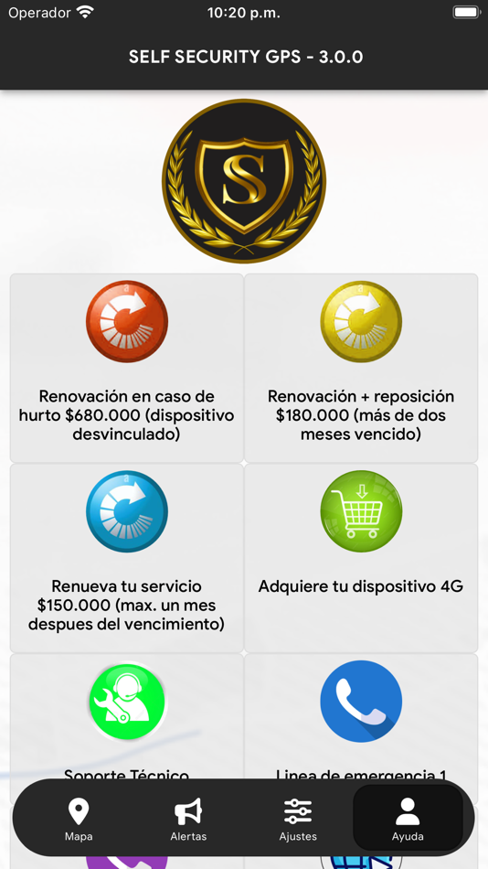 #3. SELF SECURITY GPS (iOS) 由: Jefferson Yulian Jimenez Granda