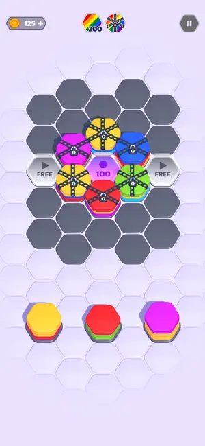 Hexa Sort Color Slide Puzzle screenshot 3