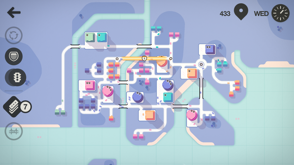 #6. Mini Motorways (iOS) Ved: Dinosaur Polo Club