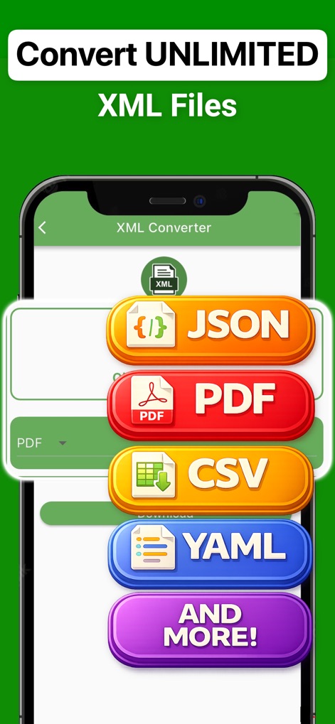 XML Viewer Converter JSON PDF - Utilities App | MWM