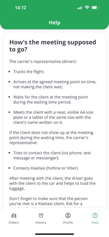 Kiwitaxi Driver iPhone screenshot 8