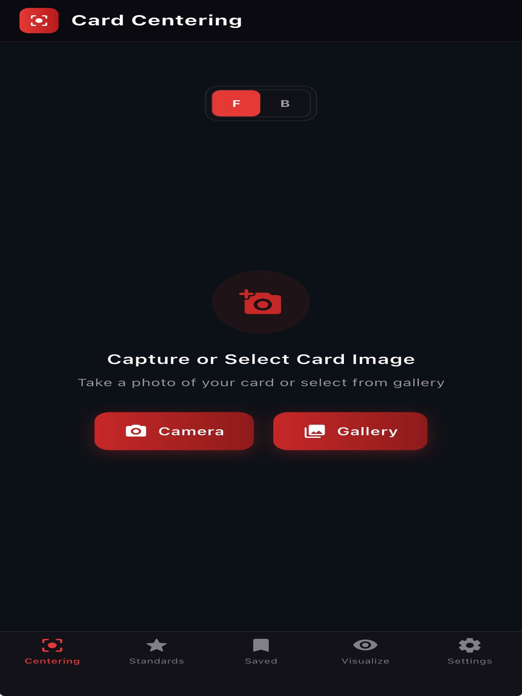 Card Centering Analyzer screenshot 13