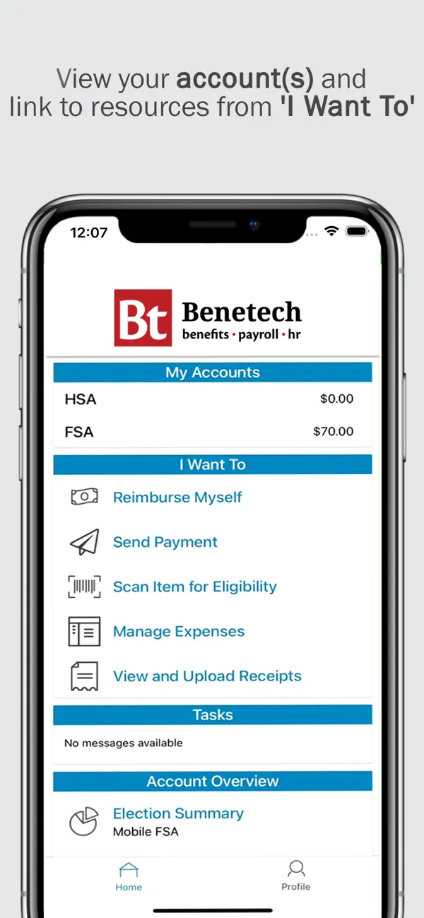 Screenshot #1 pour Benetech Benefits
