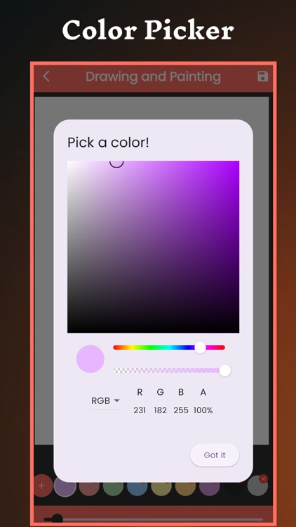 Color Drawing and Painting screenshot-5