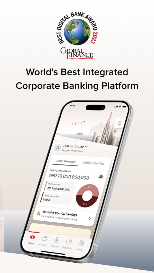 #2. Techcombank Business (iOS) 由: VIETNAM TECHNOLOGICAL AND COMMERCIAL JOINT STOCK BANK