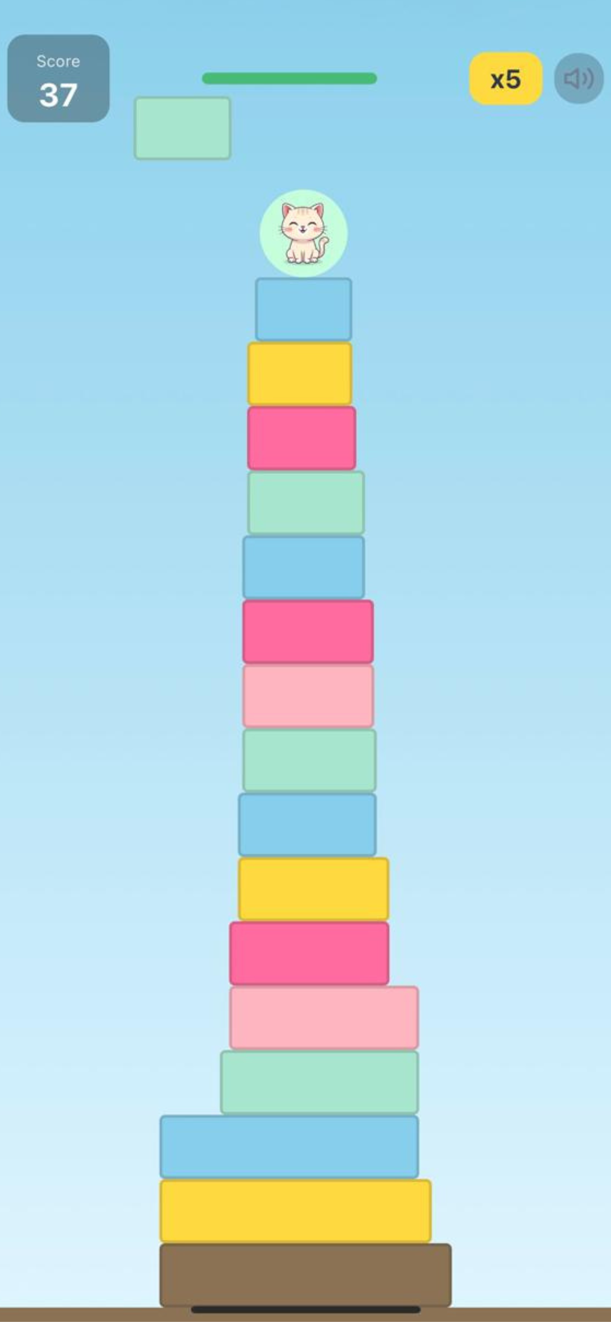 Box Stack Cat - Cat Game screenshot 2