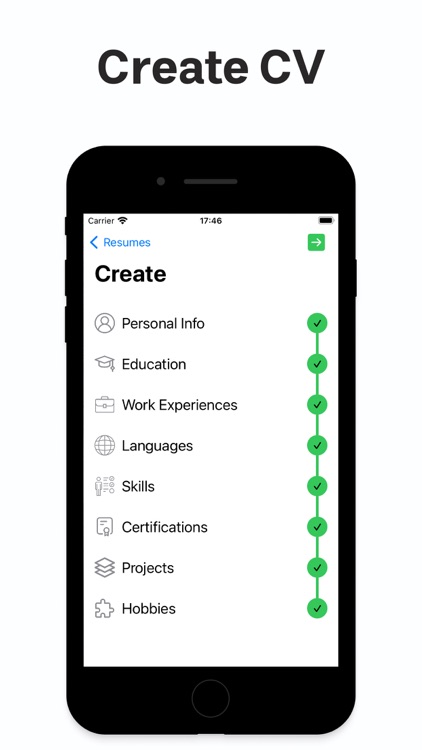 Resume builder Quick CV Maker