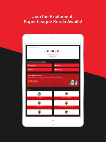 Super League Kerala iPad screenshot 1