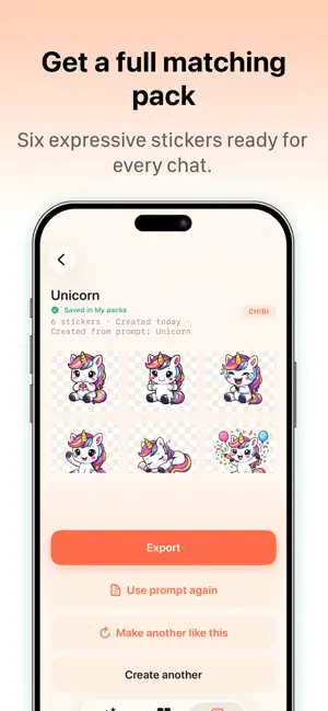 Stickly - AI Sticker Packs screenshot 2