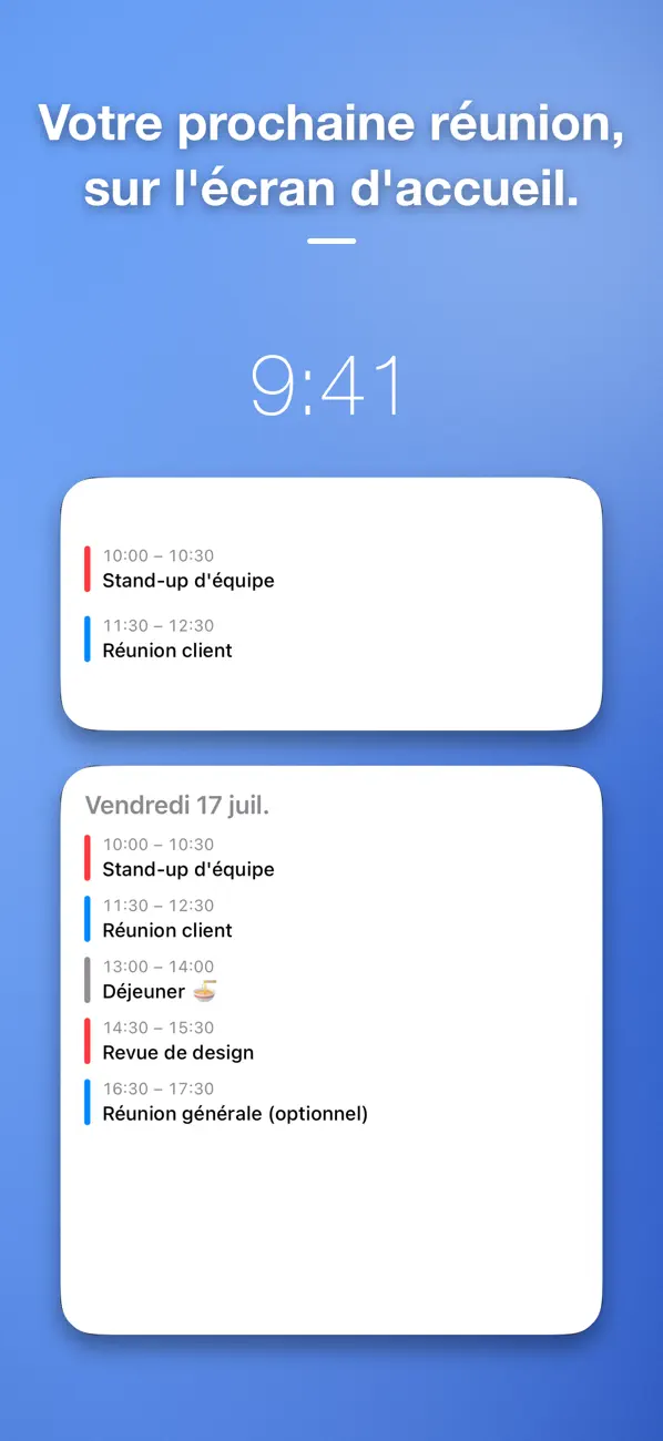 Screenshot #2 pour Auto Alarm: Réunions Acceptées