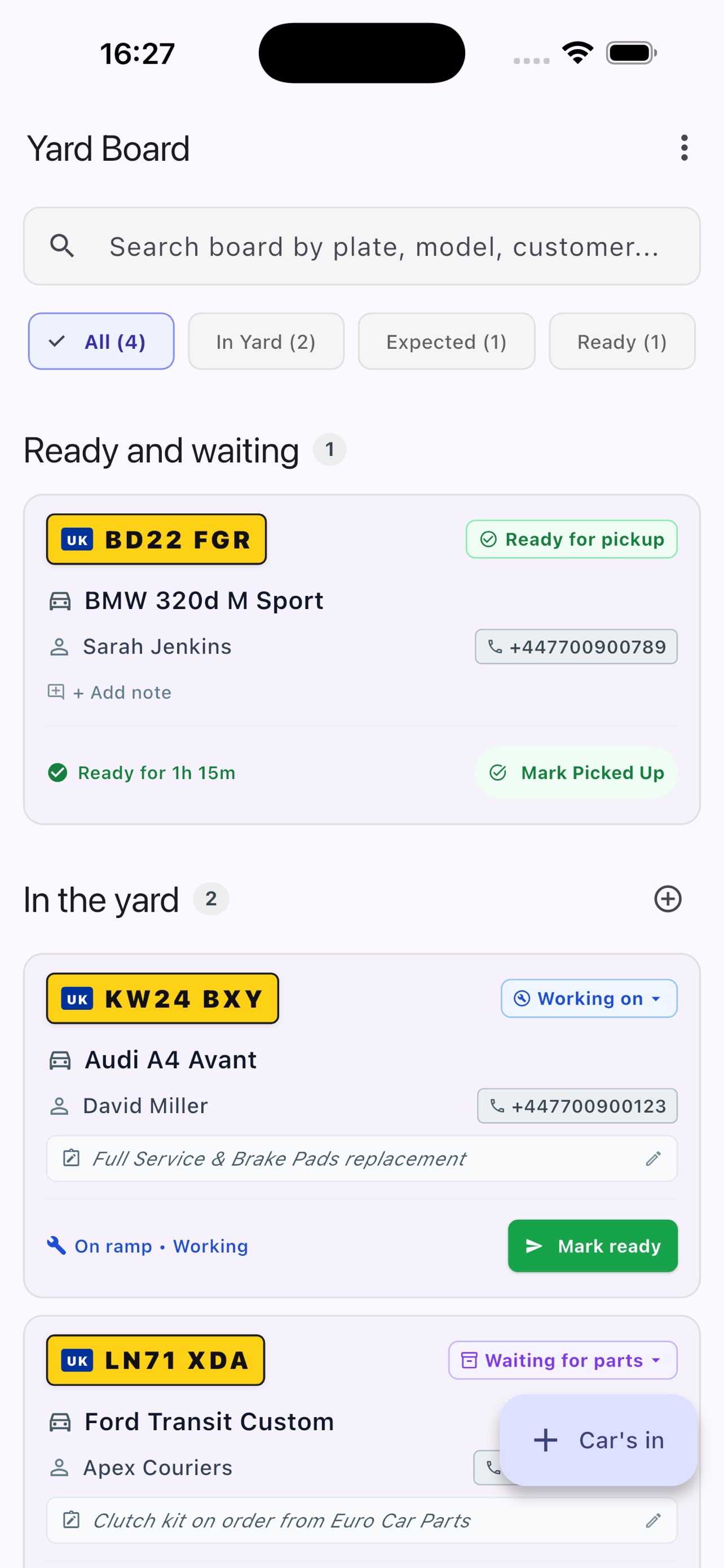 Screenshot 1 of GarageSync