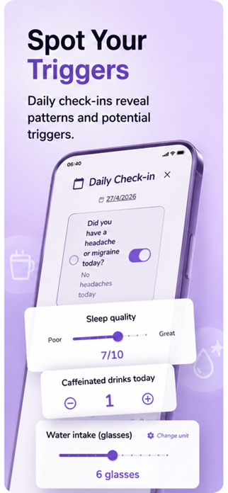 Headache tracker: Clearhead Screenshot 2 of 4