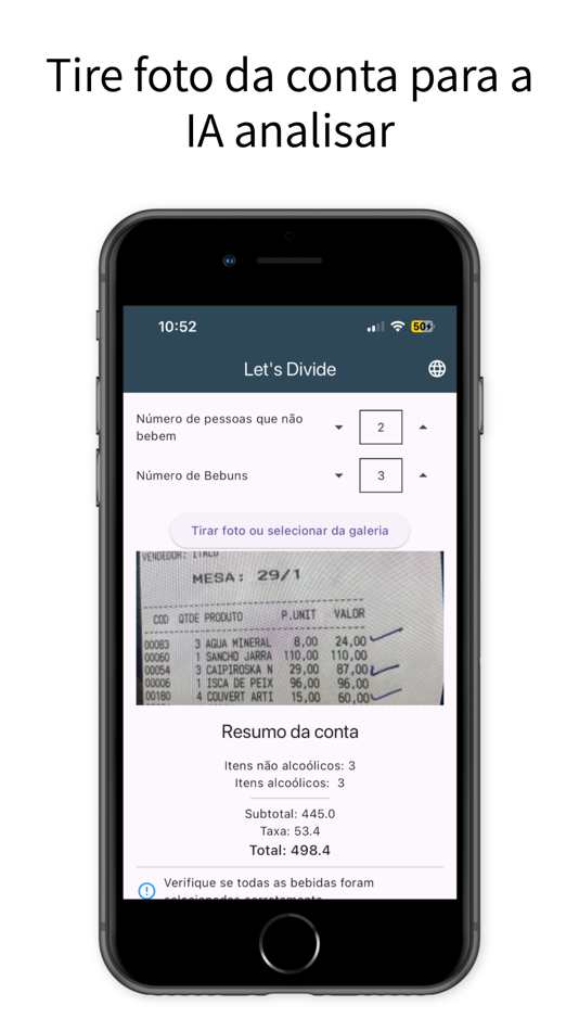 #1. Let's Divide (iOS) De: Rafael Costa