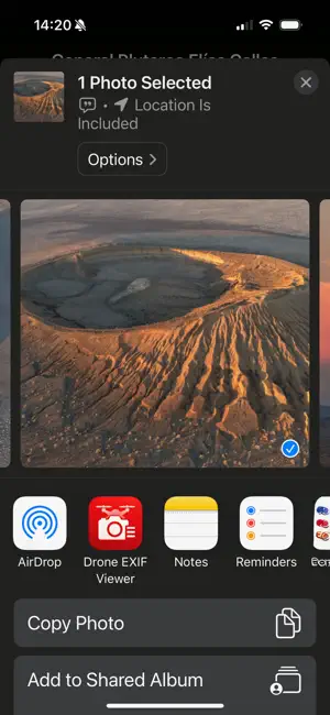 Drone EXIF Viewer screenshot 1