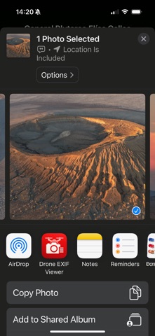 Drone EXIF Viewer Screenshot 1 of 7