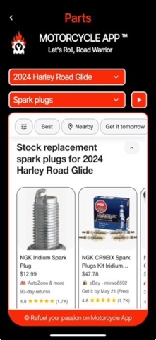 Motorcycle.App screenshot