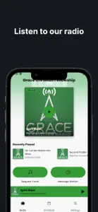 Grace Christian Radio screenshot #1 for iPhone