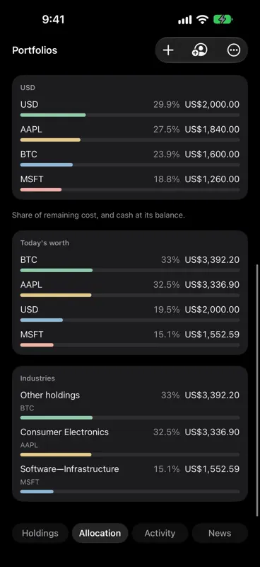 Kinfolio Portfolios screenshot 3 of 6