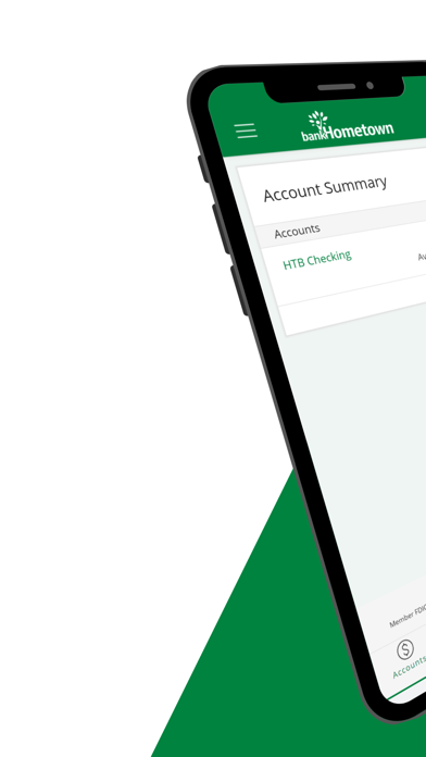 bankHometown Mobile Screenshot
