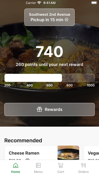 Matsunoki Ramen app screenshot