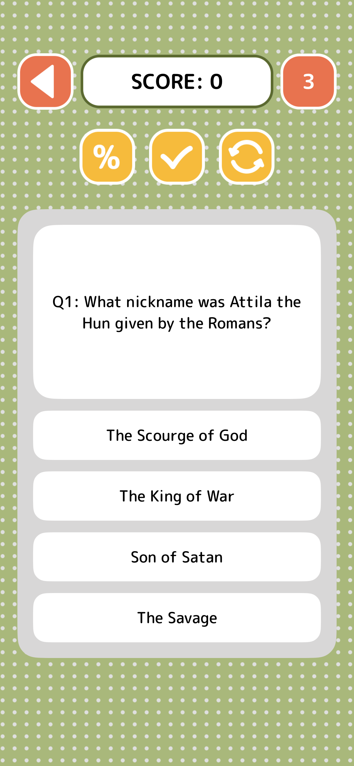 History Quiz - Game screenshot 3