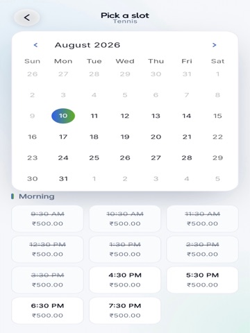 GrabSlot iPad screenshot