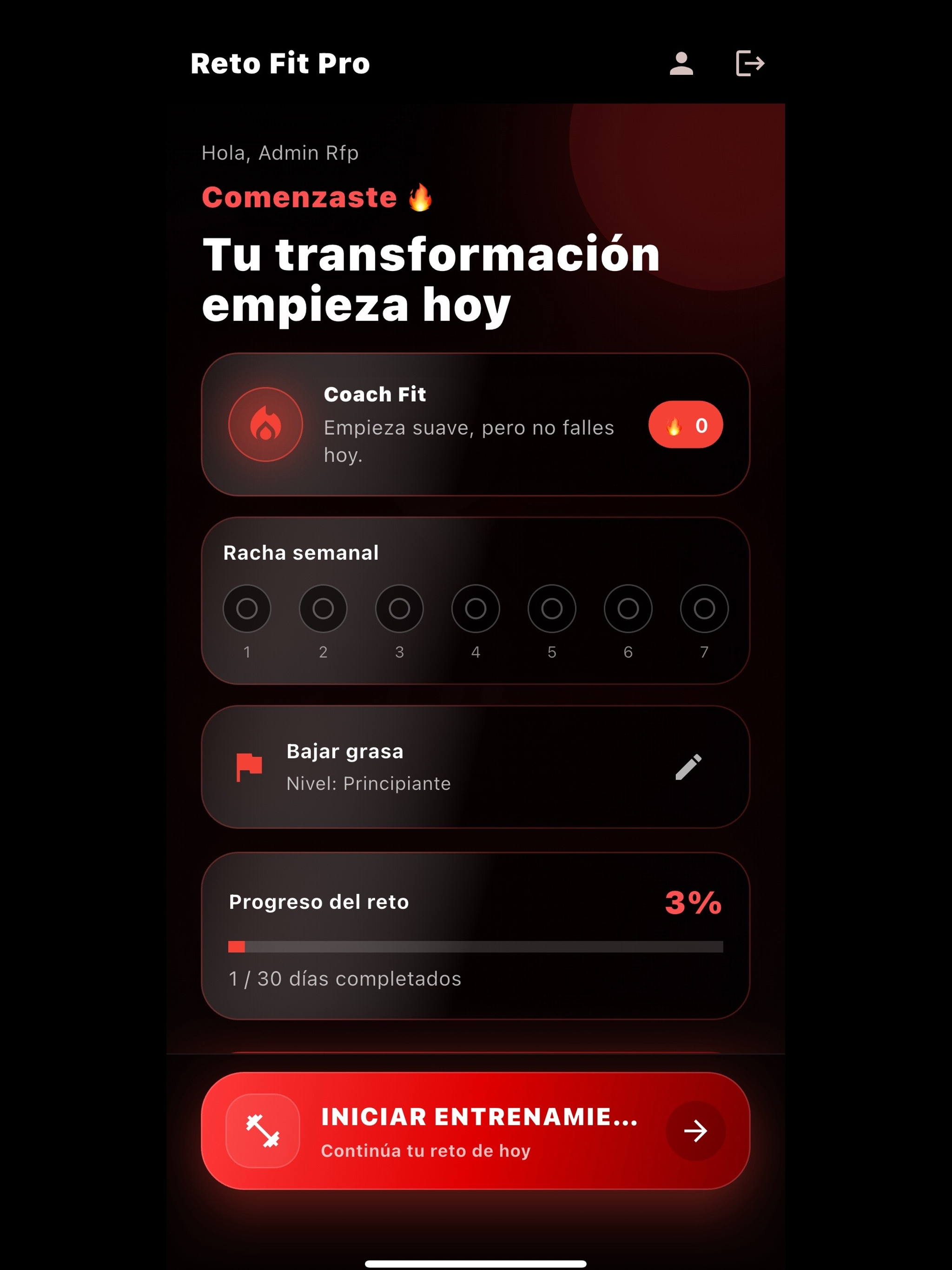 Reto Fit Pro screenshot 7
