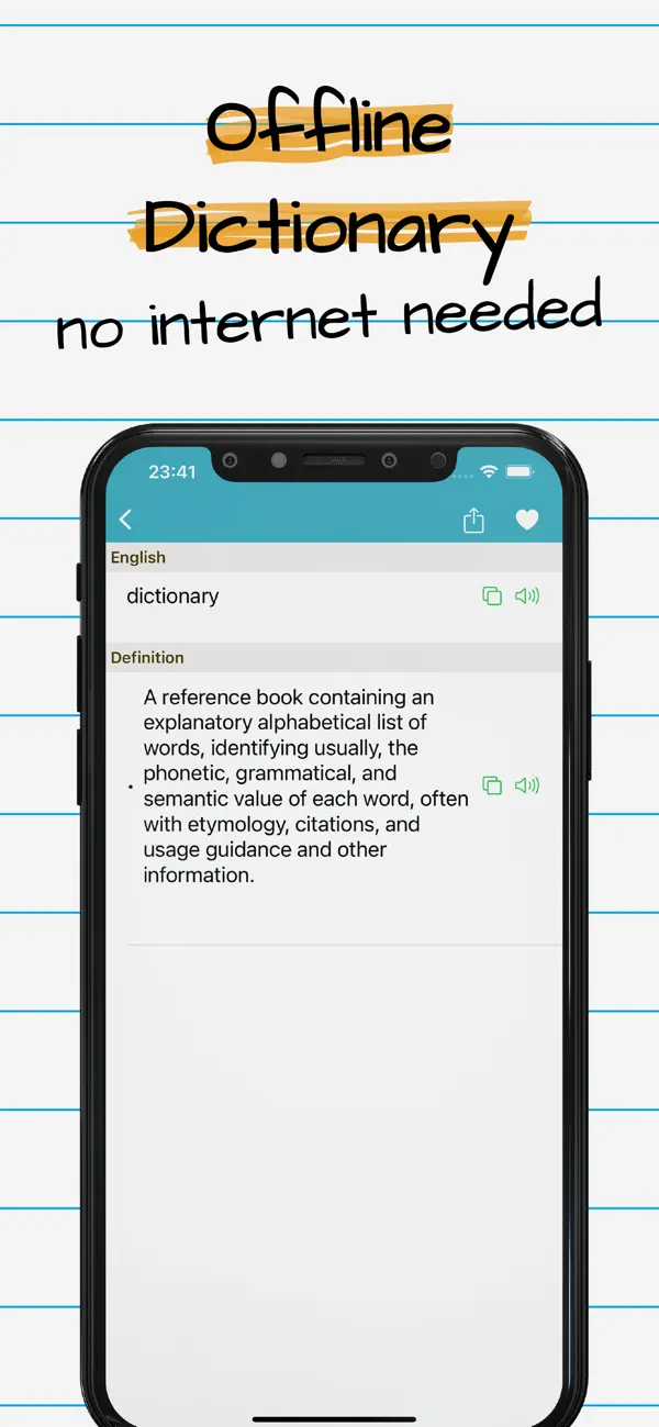 Screenshot #3 pour The English Dictionary Offline